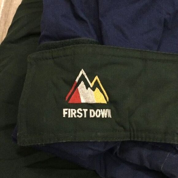 First Down Exploration-Men's Sz XL-Blue/Green/Orange-Puffer Jacket-Duck Down-VTG - Picture 5 of 11
